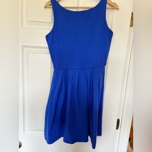 Susana Monaco Blue skater dress